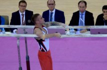 Azerbaijani gymnast Oleg Stepko grabs gold in bars event