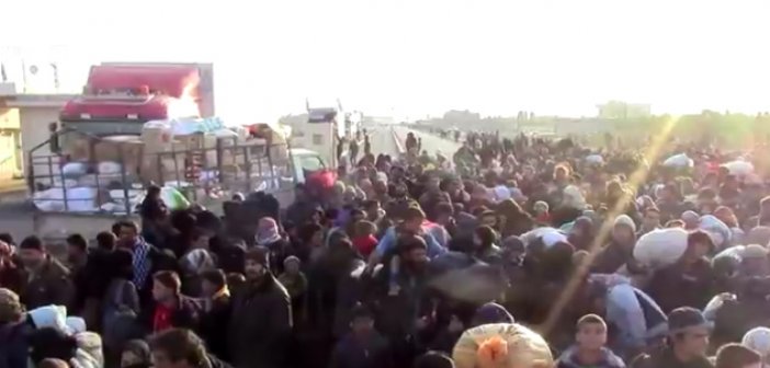 New refugee camps go up inside Syria as Turkey stems flow