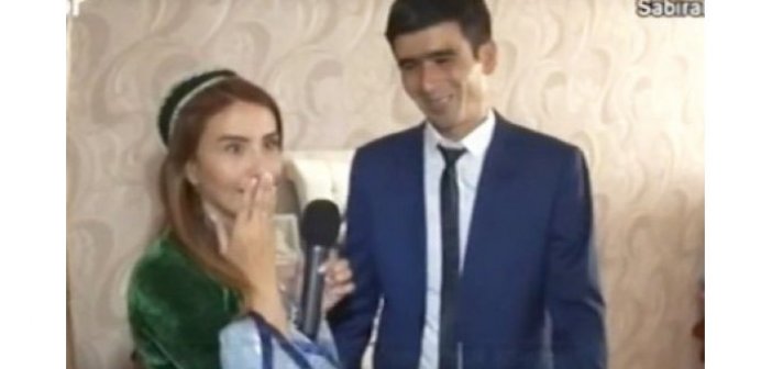 Bəy toy günü gəlinin adını unutdu - Video